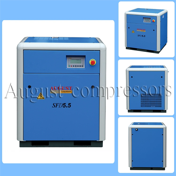 August Small Air Cooled Screw Compressor Manufacture with Factory Price