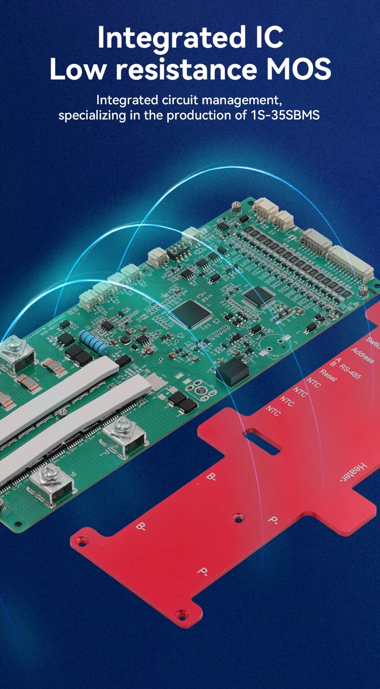 PCB PCM Battery Management System 4s 30A BMS for LiFePO4 Battery