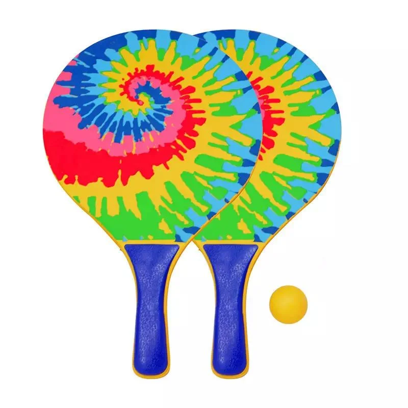 High Quality Cheap Price 38*24*0.8cm Color Printing MDF Wooden Beach Racket