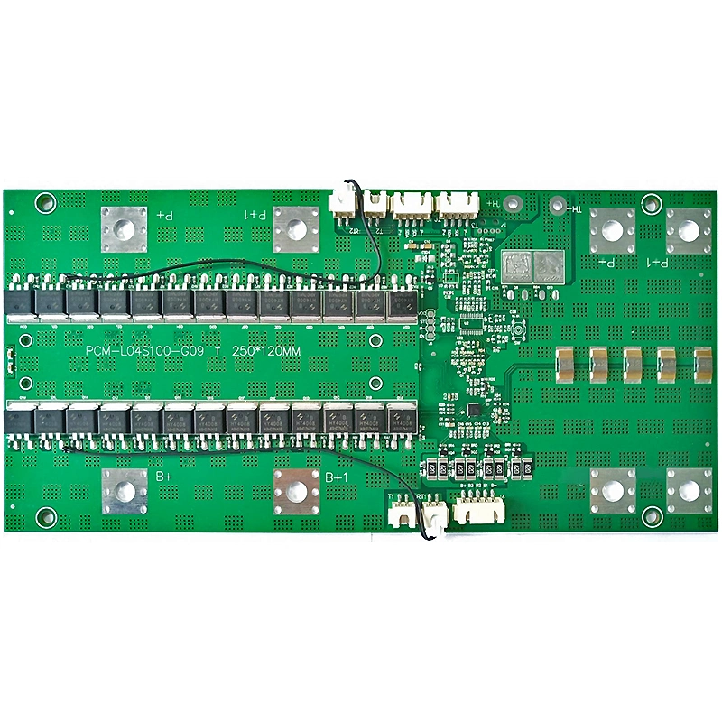 2s 3s 4s 100A BMS for 14.4V 14.8V Li-ion/Lithium/Li-Polymer 12V 12.8V LiFePO4 Battery Pack with Smbus, Bluetooth and Heating Function