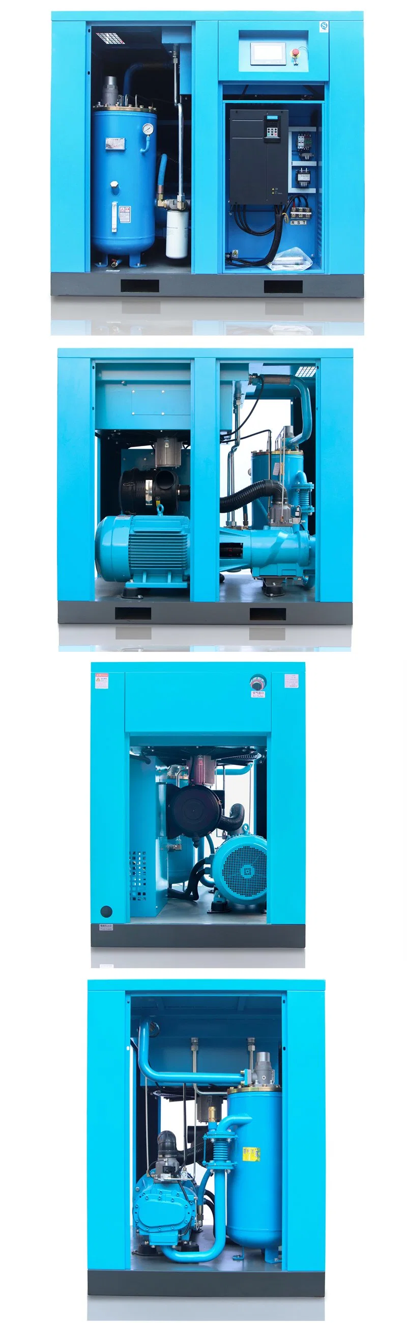 Best Price Low Noise Silent Screw Air Compressor 15kw-55kw 1.3-10.5 M3/Min 8/10/12/13/16 Bar Variable Frequency Inverter Small / Mini Air Compressors