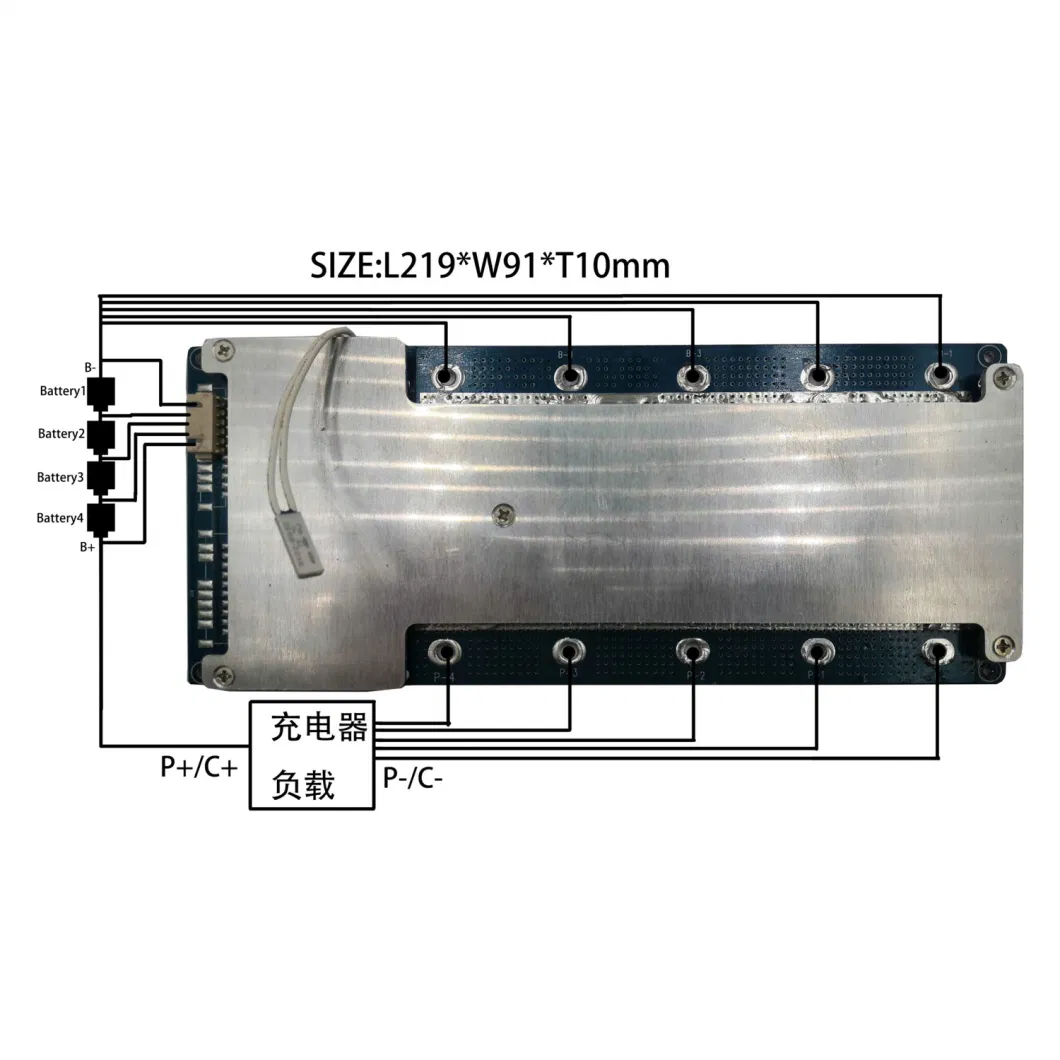 High Quality E-Motorcycle, Robot PCM 12.8V 100A 150A 4s LiFePO4 12V Battery BMS