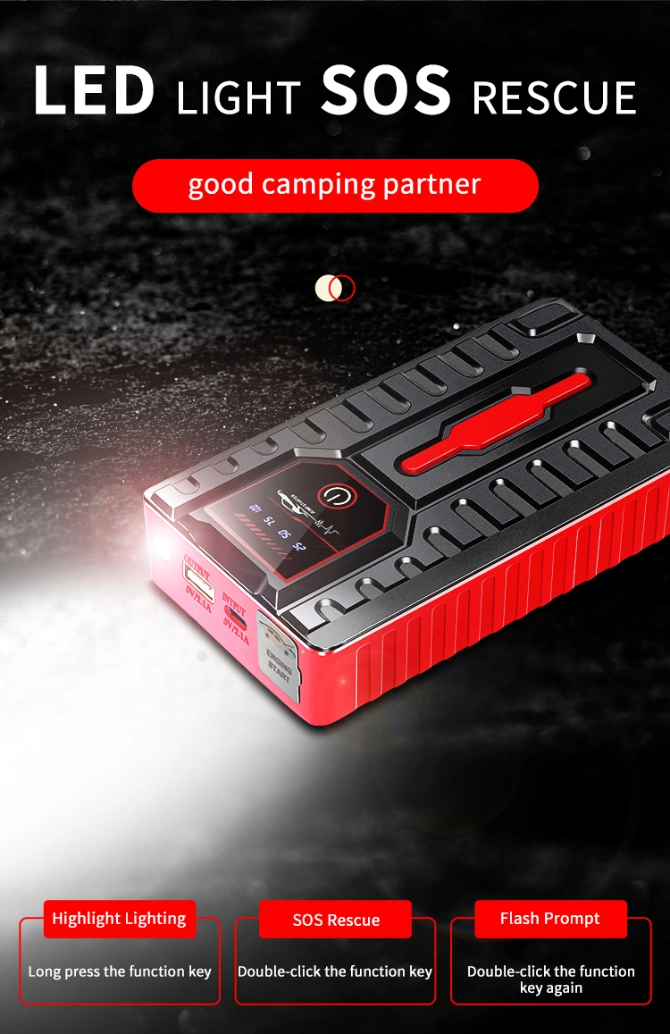 800A 12V 49800mAh USA Canada Europe Au Stock Portable Jump Pack Battery Power Bank Auto Trucks Car Booster Jump Starter