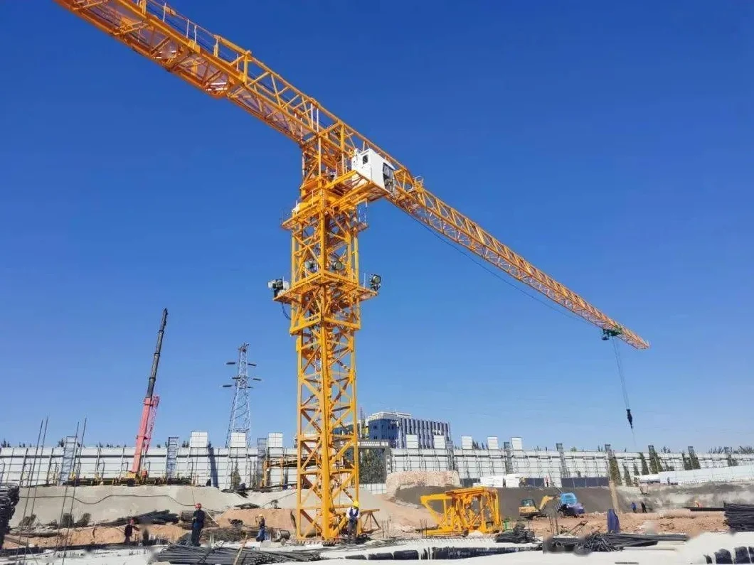 Chinese Brands High Quality Hot Selling Factory Wholesale Price Second-Hand Flat Head 10 Ton Tower Crane