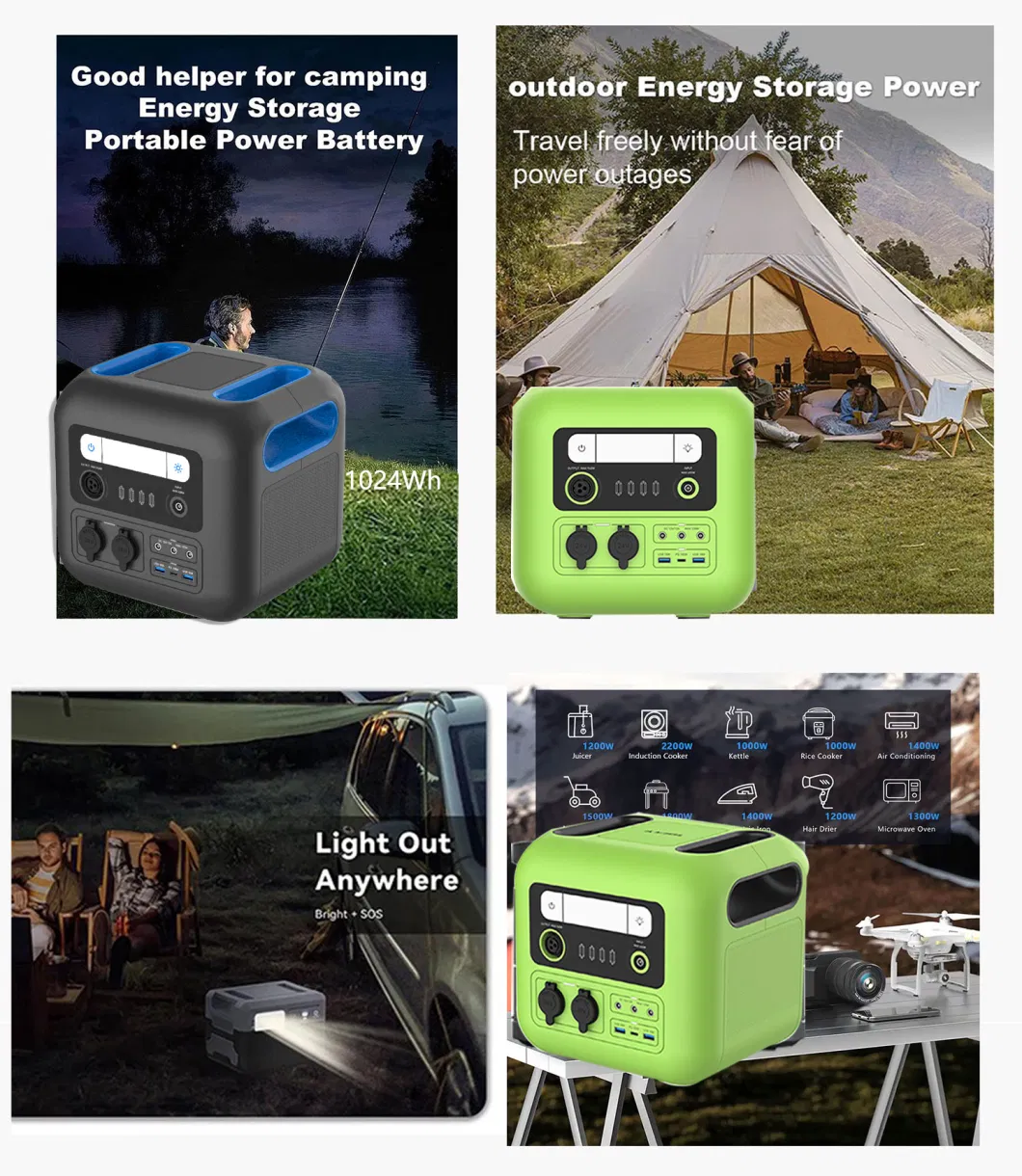 Outdoor Energy Storage Power Supply Lithium Ion Battery Solar Energy Storage