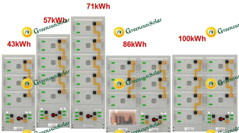 Greensun Solar LiFePO4 Ess MSDS CE 200kw 100kw~2mwh Lithium Energy Storage Battery