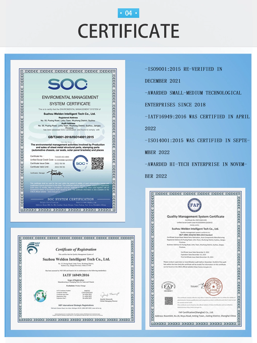 Spot Processing and Welding of Mechanical Hardware Components