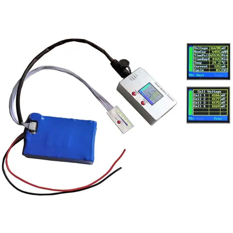 1s 2s 3s 4s 30A BMS for 14.4V 14.8V Li-ion/Lithium/Li-Polymer 12V 12.8V LiFePO4 Battery Pack with Smbus Protocol (PCM-L04S30-D97)