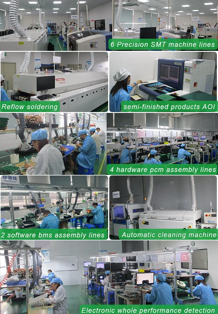 Factory Provide Small Size I2c Communication 3s/4s/5s/10s Battery BMS