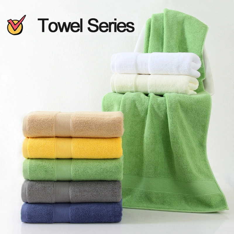 OEM Manufacturer Custom Logo Towel 32s Pure Cotton White Egyptian Cotton Hand Towels Bath 100% Cotton Towel Set for Hotel SPA