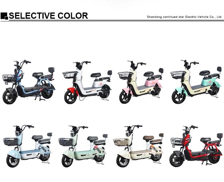 Battery E Bike Scooter 350W 500W 600W 800W 48V 36V Mini Portable Adult Beautiful Folding Lithium Ion Fat Tire CE Electric Bicycle