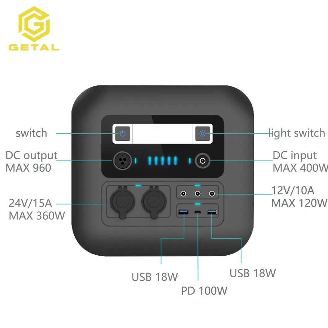 Outdoor Energy Storage Power Supply Lithium Ion Battery Solar Energy Storage