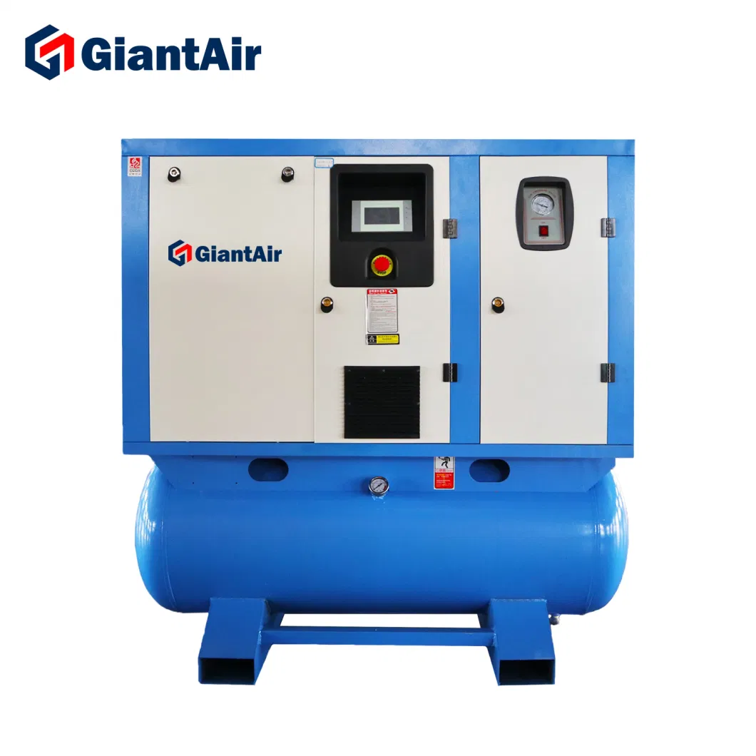 China Outstanding Low Pressure Industrial Electric Small Silent Rotary Screw Air Compressor 7.5kw 10HP Price on Sale