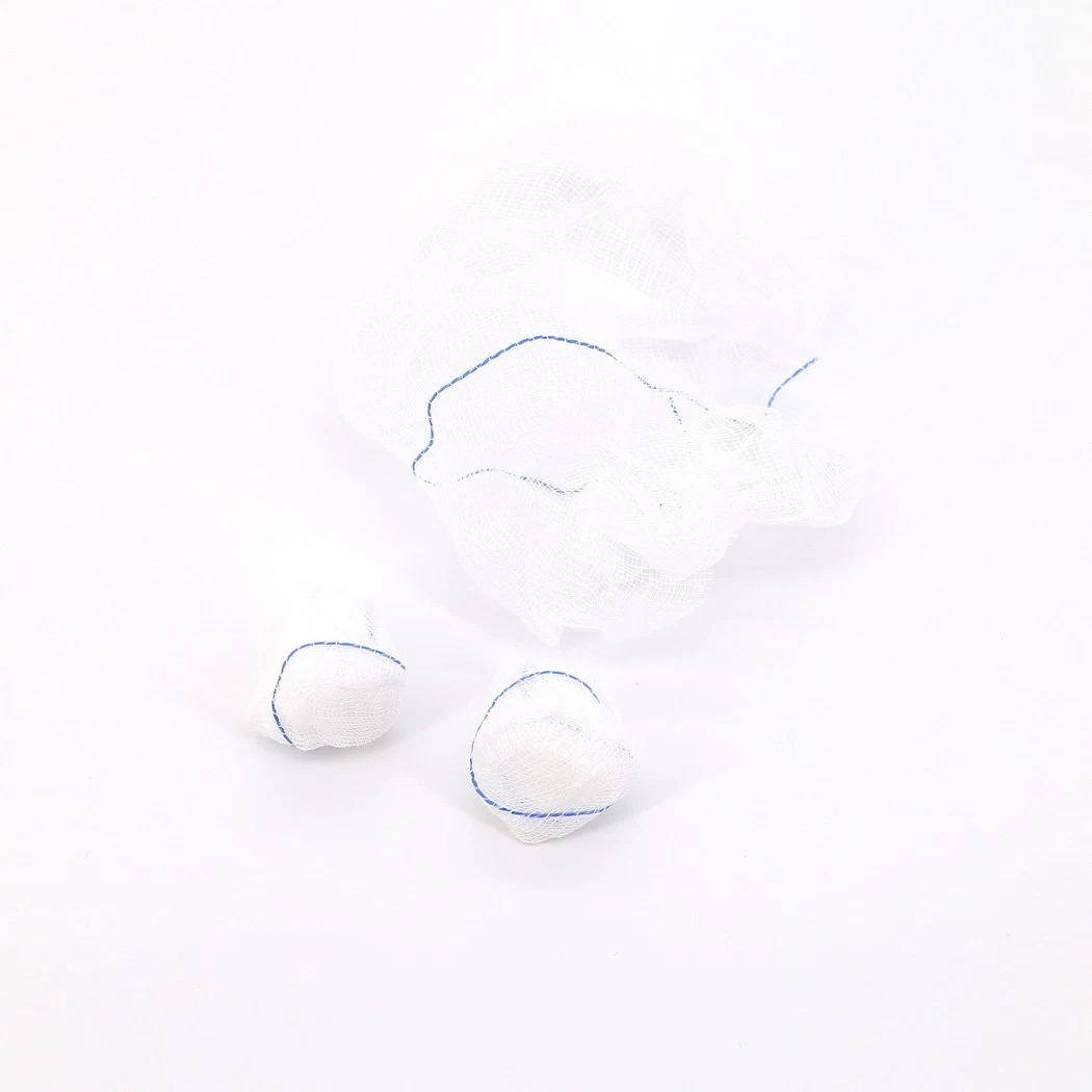 Medical Surgical Disposable 40s/32s/21s 100% Cotton Absorbent Gauze Ball for Absorbing Exudates and Wounds