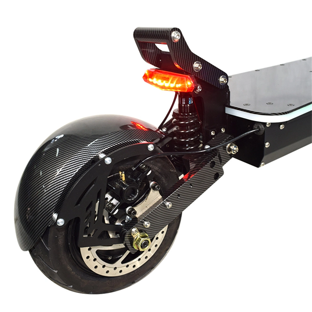 Carbon Fiber Color 72V 8000W 11inch 40ah Lithium Battery Dual Motor Adults Electric Scooter with NFC