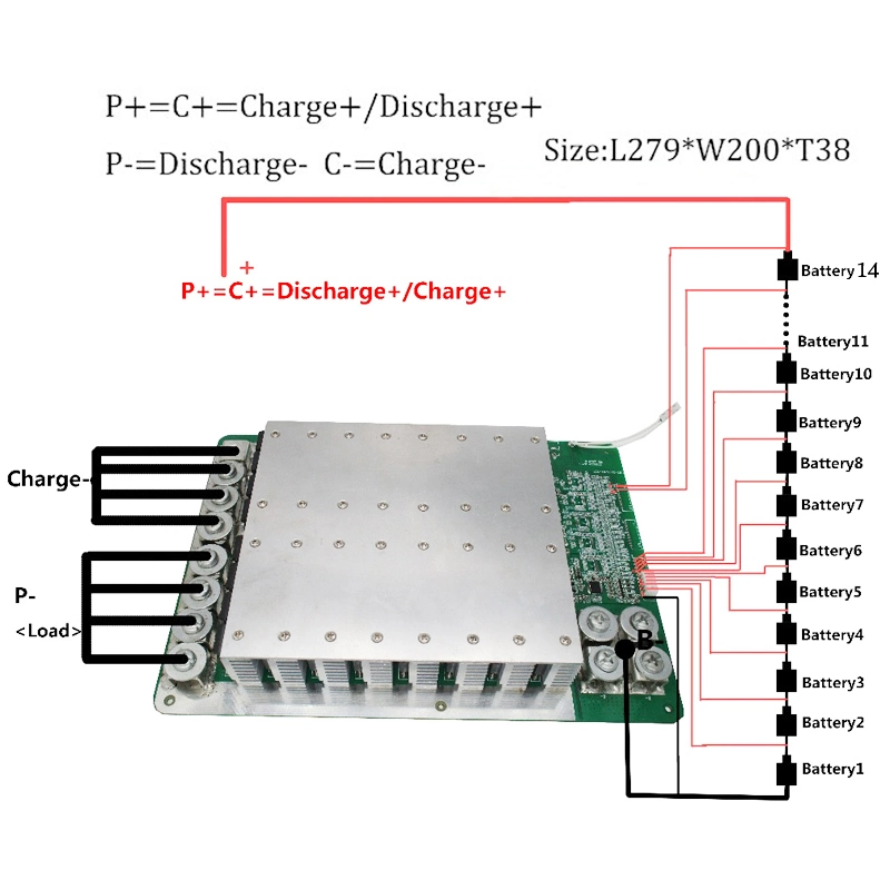 Lws 14s 24s 200A 320A Protect Circuit Board BMS