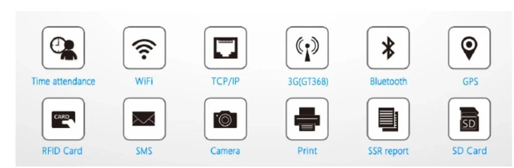 Built-in Li-Battery Time Attendance System for Management