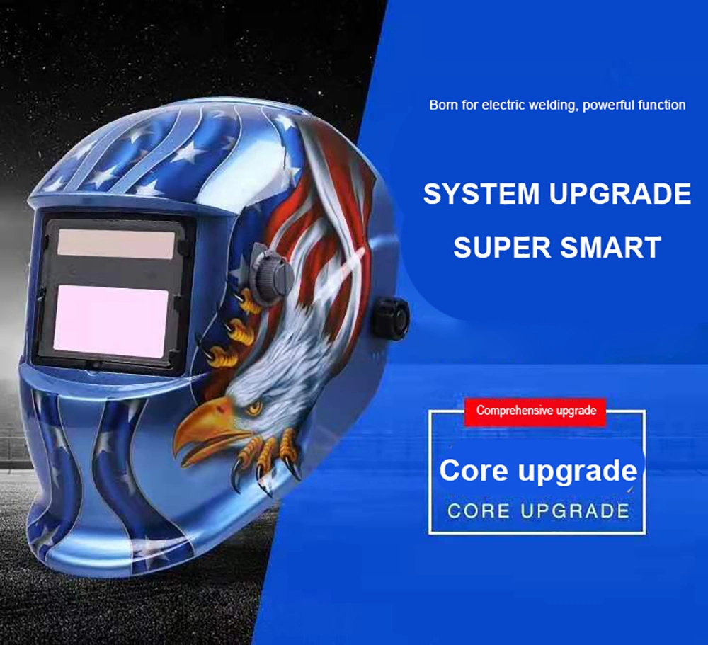 Soldering Supplies High Performance Solar Auto Darkening Welding Helmet for Arc TIG MIG Grinding Air Fed Kids Welding Helmet Passive