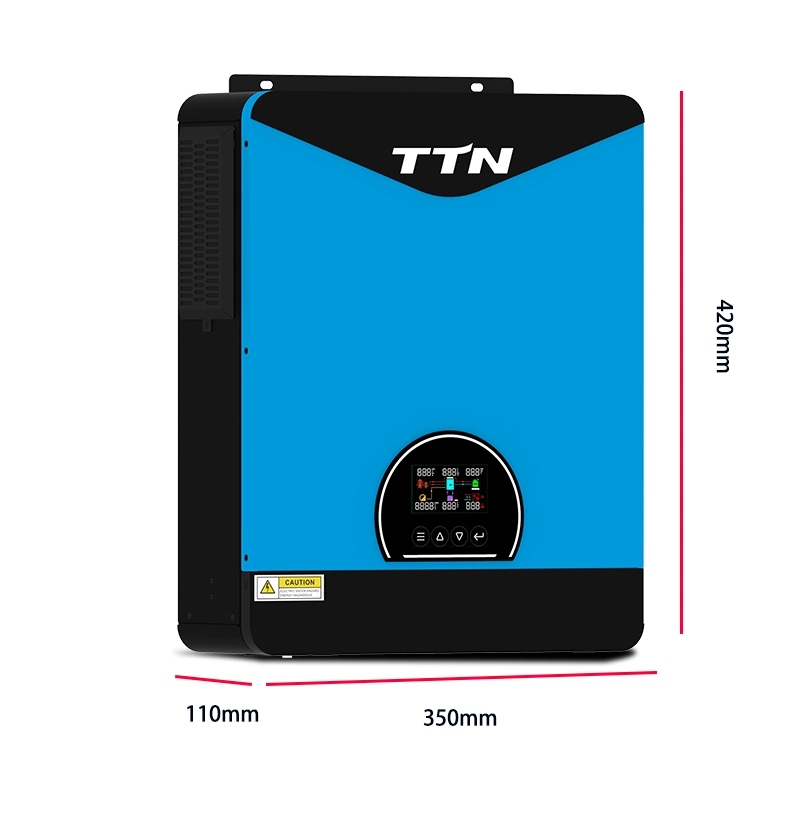 Ttn Solar Energy System Inverter Lithium Battery 98% Efficiency 220/230/240VAC