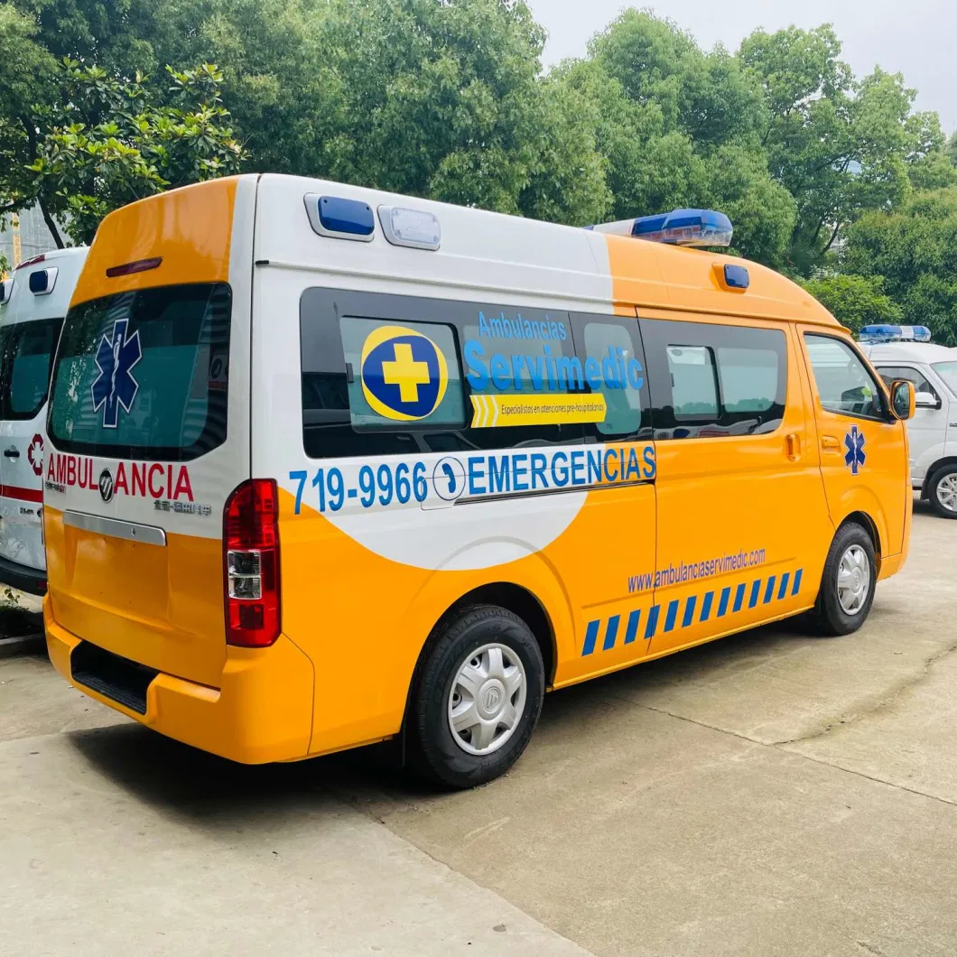 Discount Price Foton 4X2 Diesel gasoline Patient Delivery Transit Ambulance for Sale