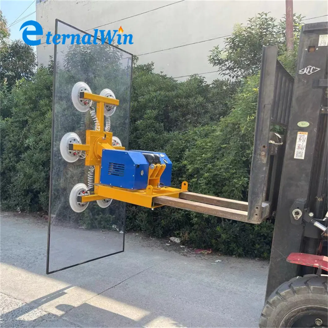 Forklift Attached Battery Power Glass Board Vacuum Lifter 300kg 400kg 500kg for Glass Lift