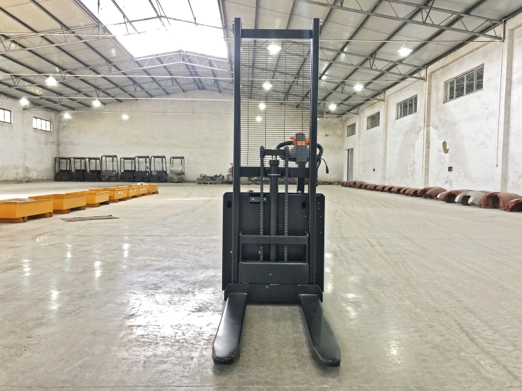 Manufacture Battery 1-2 Ton Tder Electric Forklift Stacker in Stock