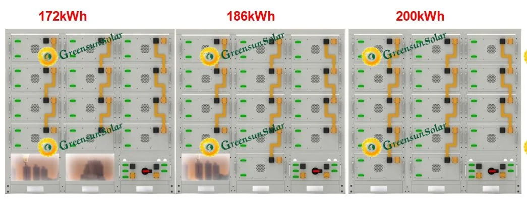 Greensun Solar LiFePO4 Ess MSDS CE 200kw 100kw~2mwh Lithium Energy Storage Battery