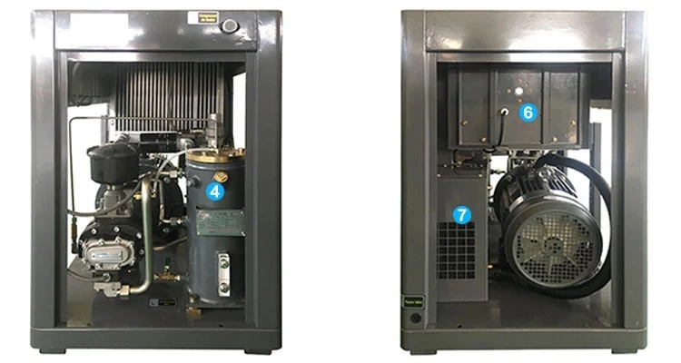 10bar Small Oil Injected Air Compressor for Sale in China