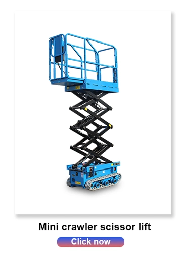 4m DC Battery Charge Electric Self-Propelled Mini Scissor Lift for Repair