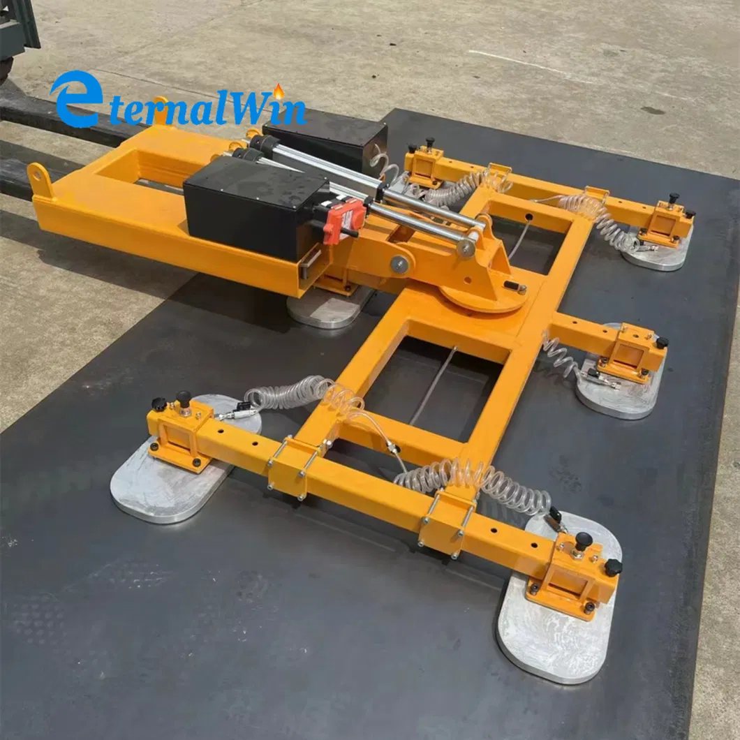 Forklift Attached Battery Power Glass Board Vacuum Lifter 300kg 400kg 500kg for Glass Lift