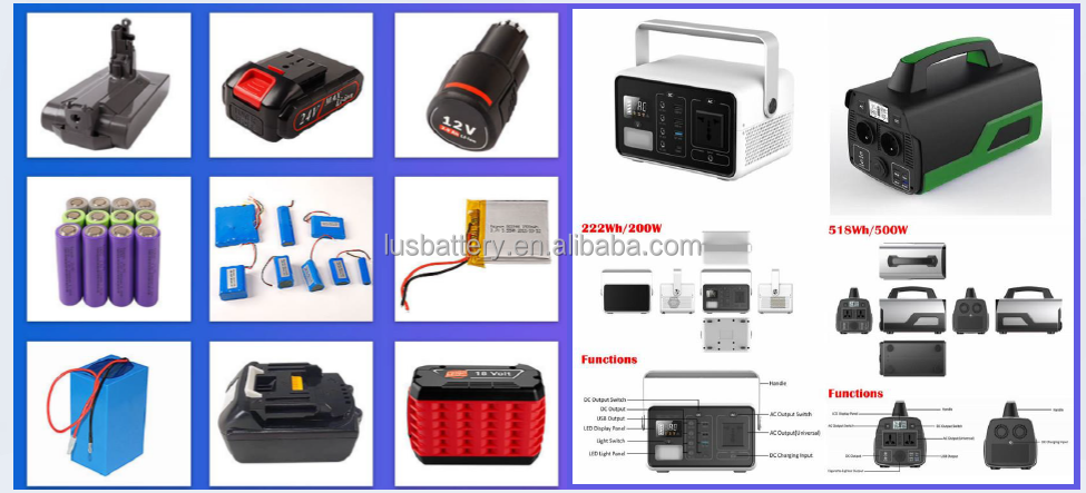 1s6p 18650 Battery Pack Icr18650 Pack Configuration 3.7V 18650 15000mAh 1s6p Battery