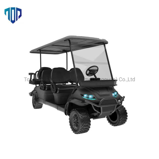 Lithium Battery Double a Arm Constrution 6 Seater Electric Car Golf Cart