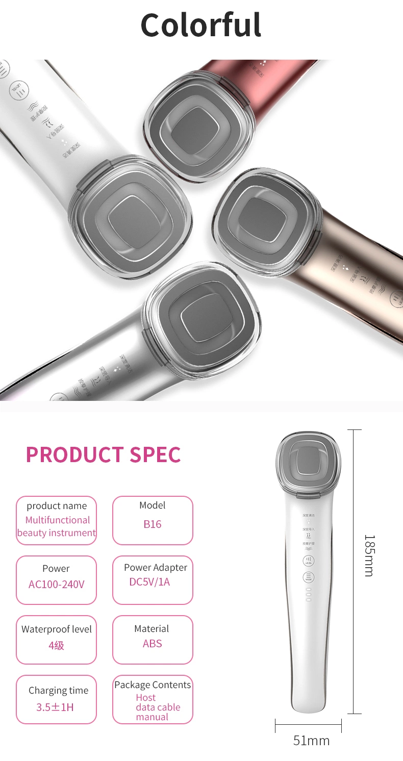 Smooth Skin Surface Fine Lines Enhance The Contour EMS LED Beauty Device