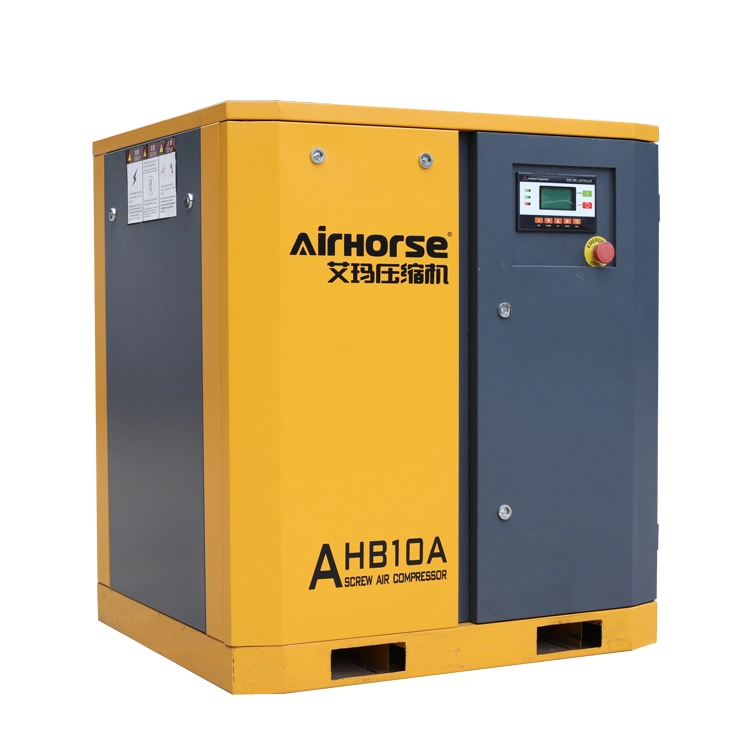 Factory Cheap 8 Bar 10HP Superior Small Silent Industry Stationary Rotary Screw Air Compressor for Sale AC Compressor