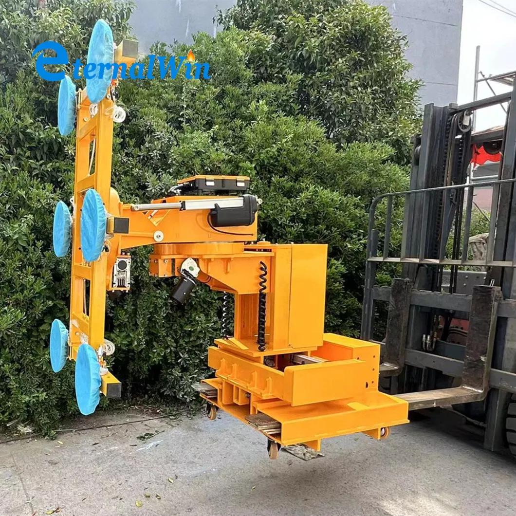 Forklift Attached Battery Power Glass Board Vacuum Lifter 300kg 400kg 500kg for Glass Lift