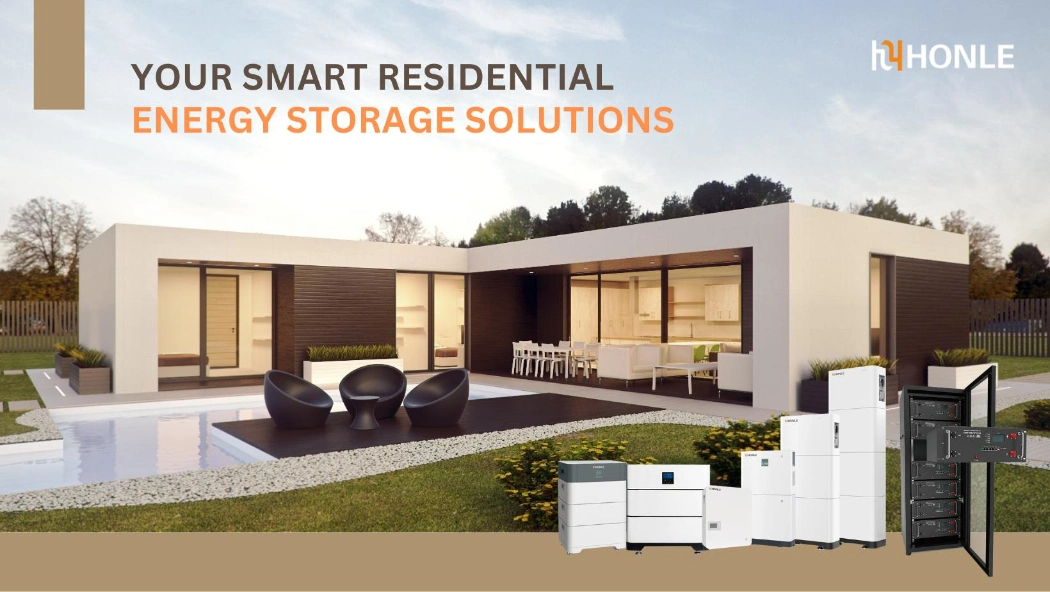 Honle 5.12kwh LiFePO4 Batteries 51.2V 100ah Solar Home Stack Energy Storage