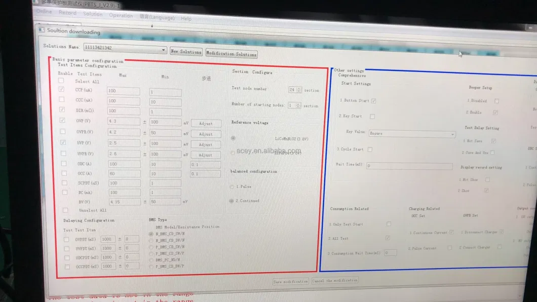 Optical 32 Series Battery BMS Tester Lithium Battery Pack BMS Testing Machine for Testing Battery Management System