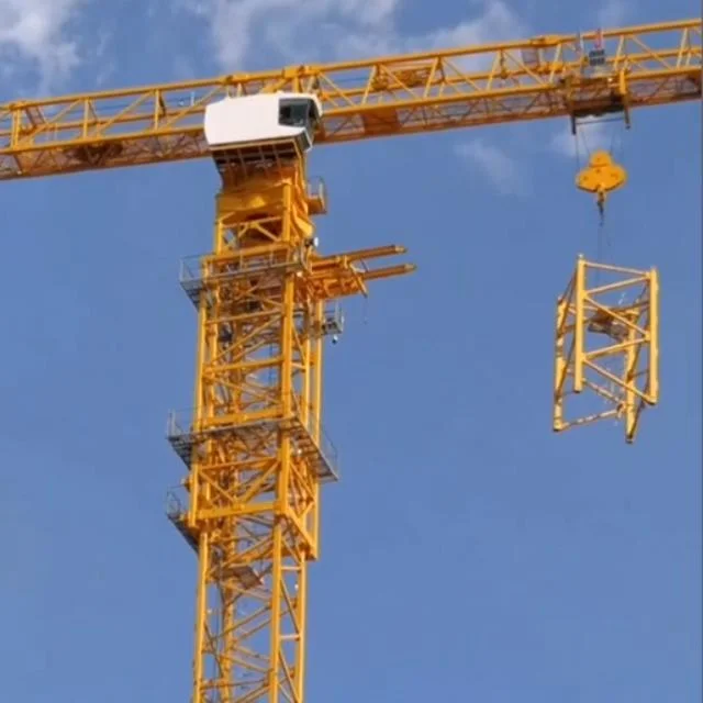 Second-Hand Zoomlion Wa6013-8A Construction Flat Head Tower Crane