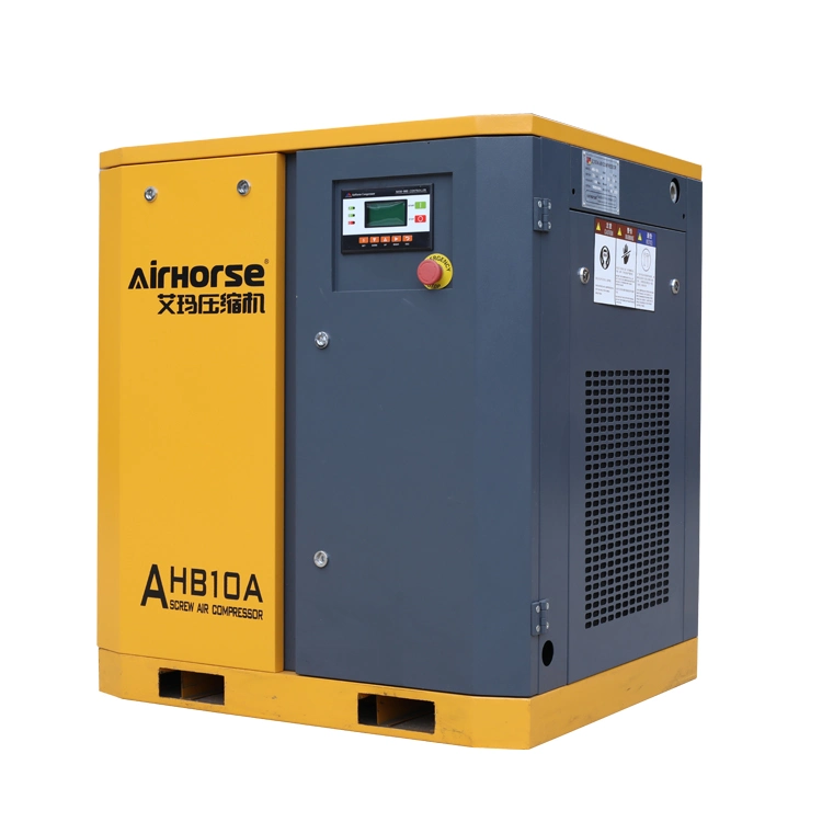 Factory Cheap 8 Bar 10HP Superior Small Silent Industry Stationary Rotary Screw Air Compressor for Sale AC Compressor