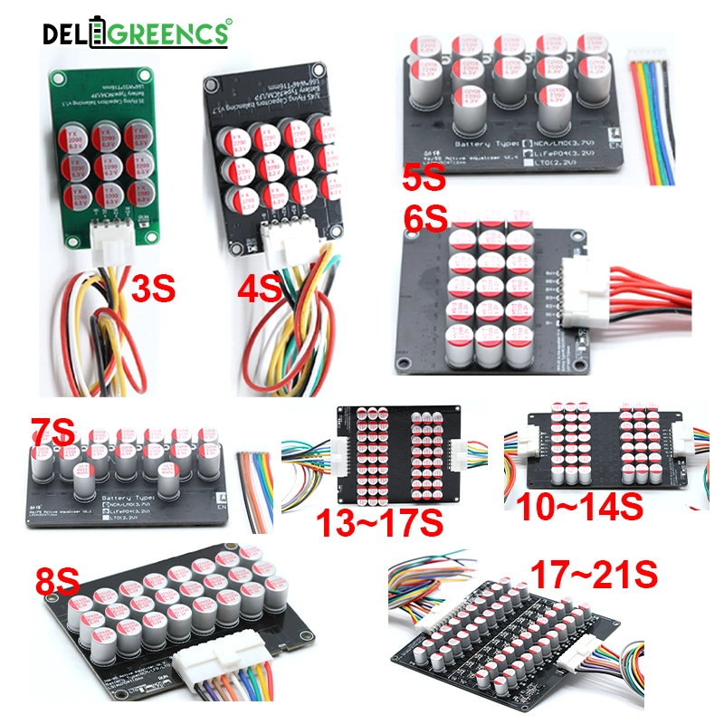 17s 18s 19s 20s 21s 5A Fit Capacitor LiFePO4 Lithium Lto Battery Energy 4s Active Balancer for Battery Protection