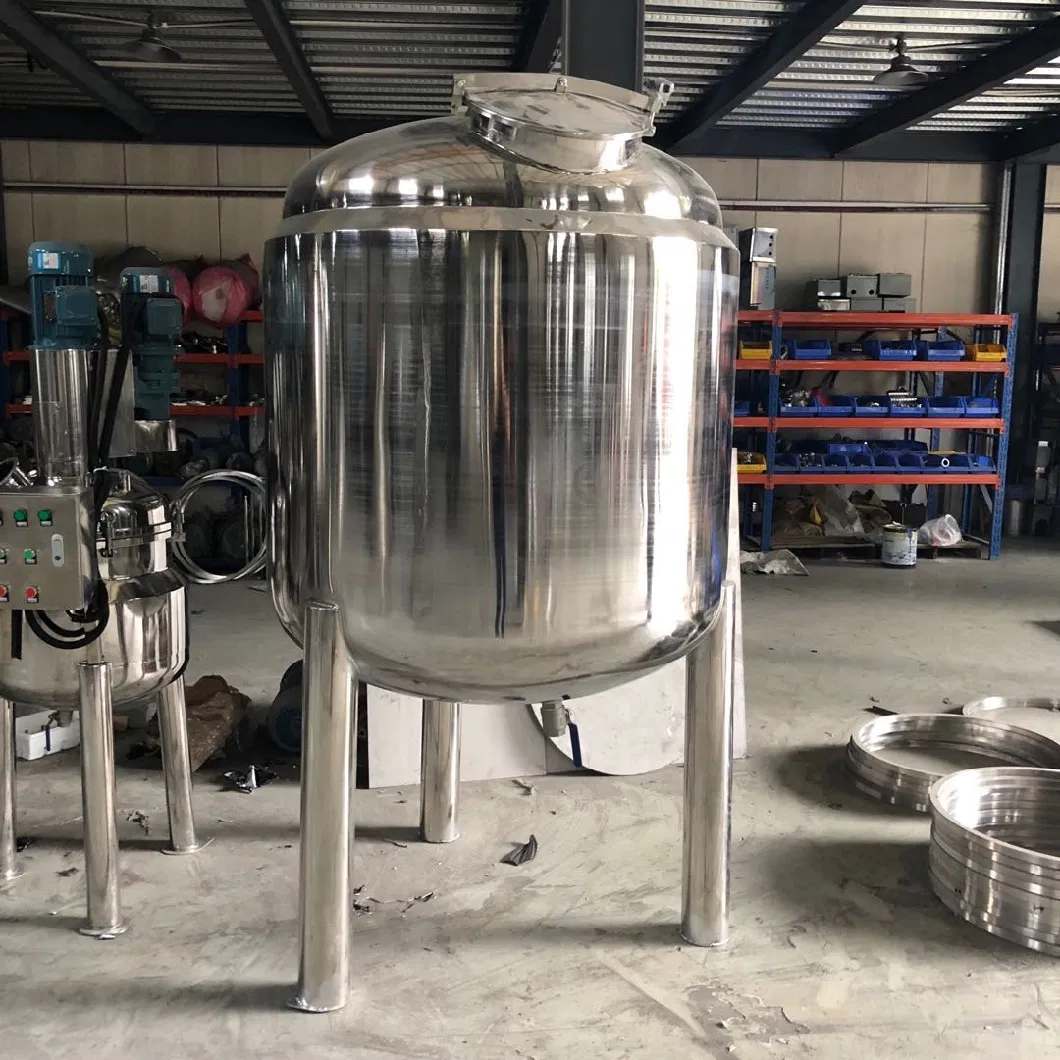 100L 500L 3000L Mixing Heating Cooling Preservation Stainless Steel Storage Tanks