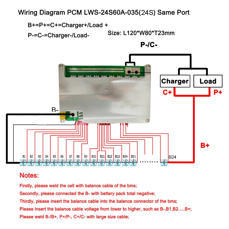 Factory 4s-24s PCB 18650 Li-ion 14.8V 40A 60A Battery PCM BMS