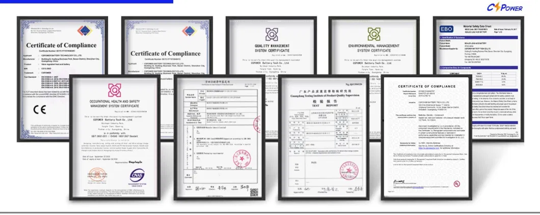 Cspower IEC-Approved 12V 200ah Accumulators/Solar-VRLA-AGM-Battery/UPS-Backup -Battery/Maitnenace-Rechargeable-Acid-Batteries/Energy-Storage-Batterycsl