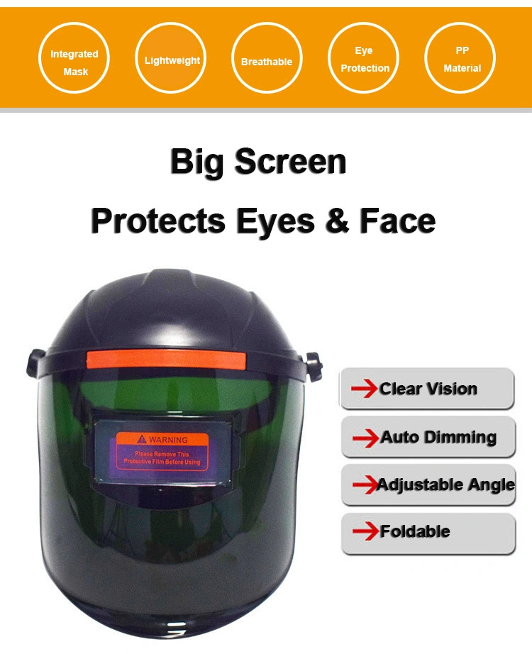 Semi-Automatic Variable Photoelectric Welding Helmet Welding Face Protective