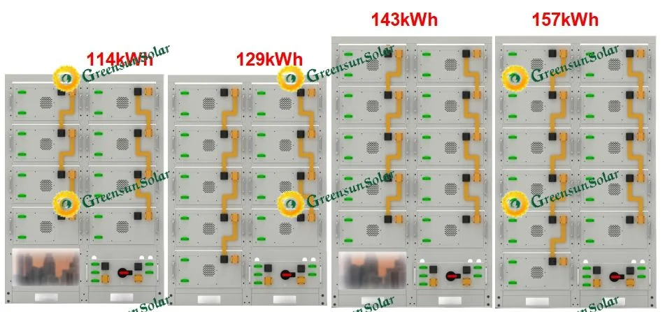 Greensun 100kwh 40kwh 50kwh 200kwh~2mwh LiFePO4 Lithium Bess Energy Storage Battery