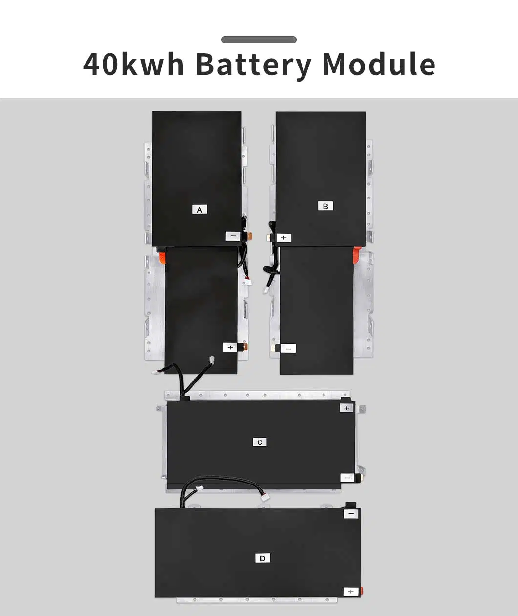 40kwh 50kwh 62kwh Brand New Lithium-Ion Battery Module for Leaf Battery Upgrade