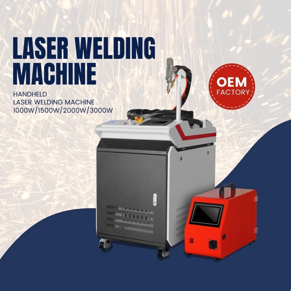 Portable Handheld 1500W Metal Fiber Laser Welder Laser Cutting Welding Tool 2000W 1000W 3000W Fiber Metal Laser Welding Machine for Stainless Steel