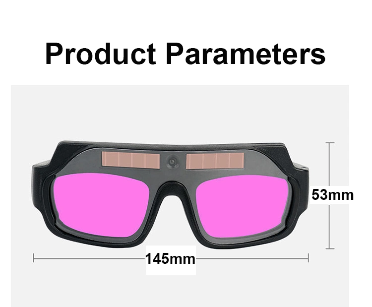 Rhk Custom Safety Industry Welding Cutting PP Eye Protective Auto Darkening Solar Black LCD Automatic PC Welding Goggles Glasses