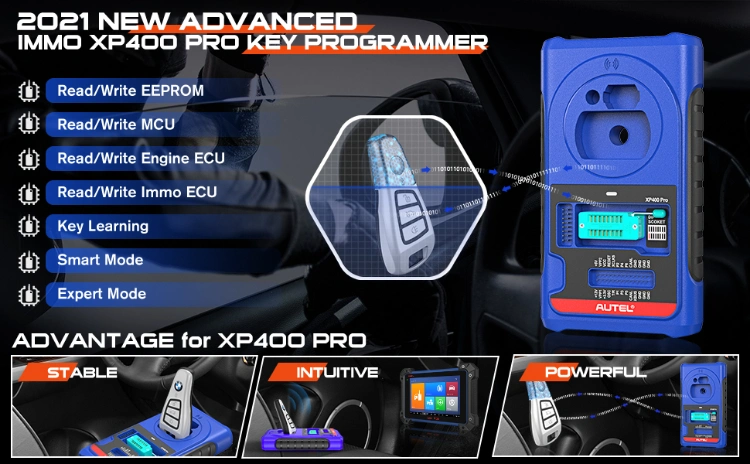 2020 Autel Im608PRO OBD2 Diagnostic Tool Im608 with XP400PRO All Brand Car Key Programmer with Apb112 Gbox Imkpa