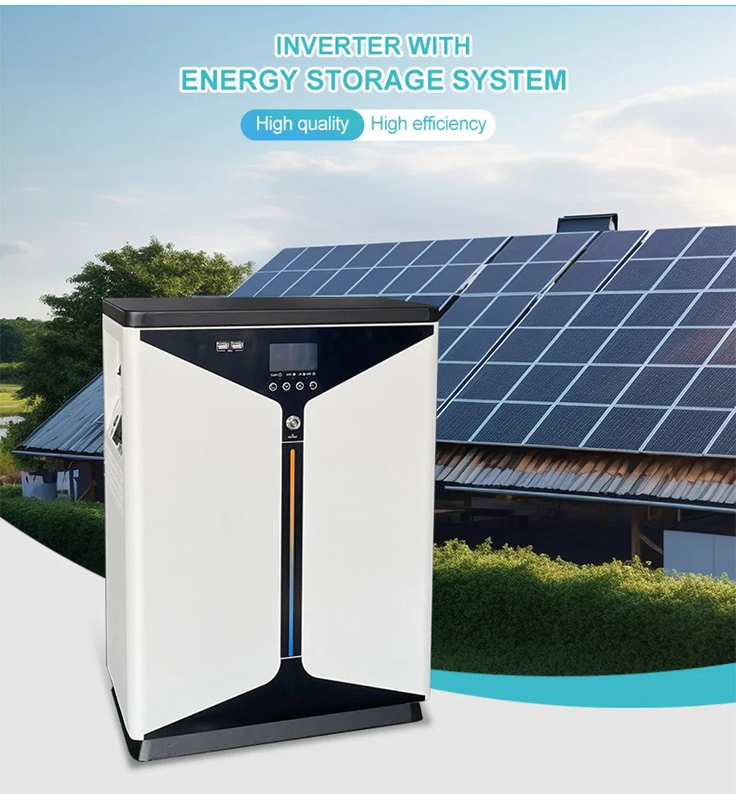 on-Grid Solar Inverter System with Lithium Battery